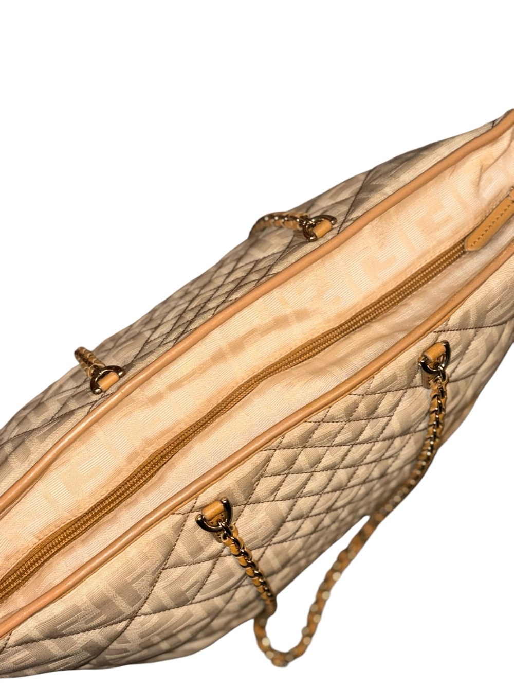Fendi Zucca Quilted Roll Tote. - Picture 5 of 15